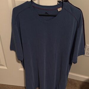 Tommy Bahama Blue Short Sleeve V-Neck Tee